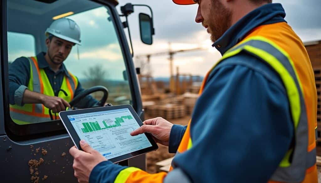 Gestion efficace du planning de livraison avec un chargeur sur chantier