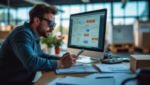 Comment fonctionne l'organisation de la chaîne de transport chez un transitaire de fret ?