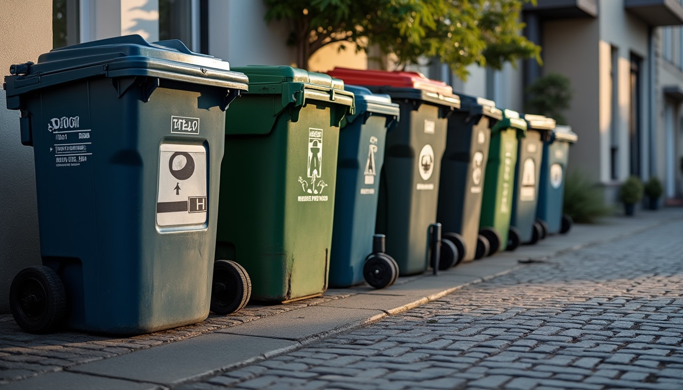 Illustration: Comprendre les volumes et dimensions des contenants pour déchets