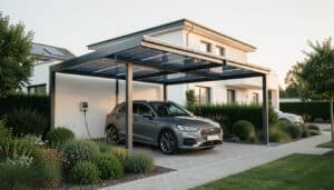 Carport solaire pour voiture : fonctionnement et prix