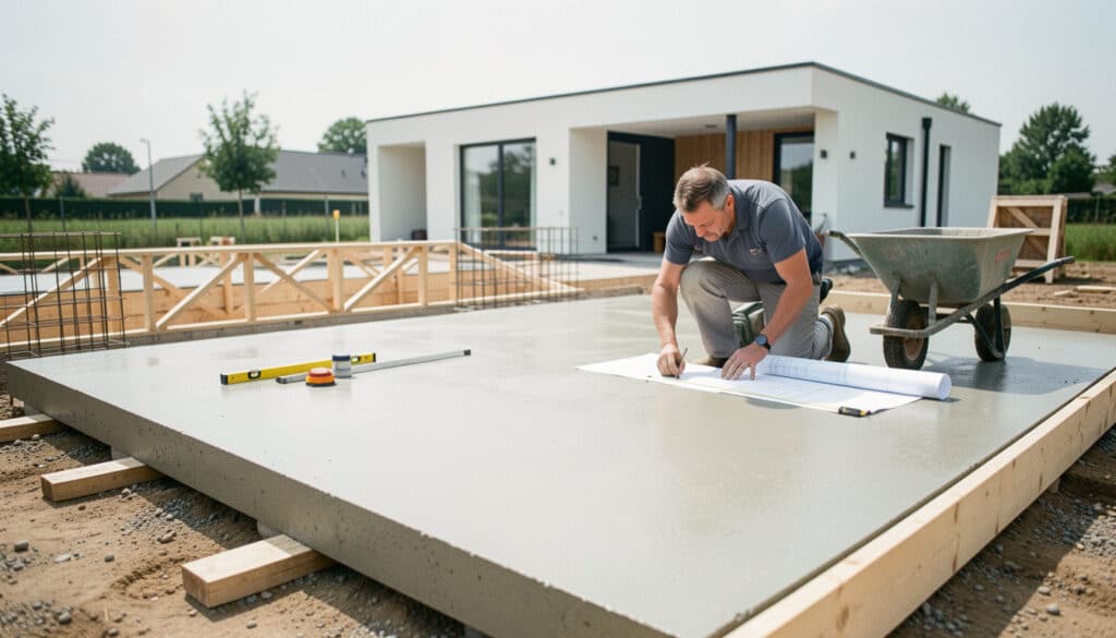 Prix d’une dalle en béton au m² selon votre projet