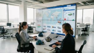Tour de contrôle logistique et pilotage des flux