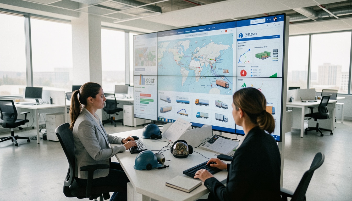 Tour de contrôle logistique et pilotage des flux