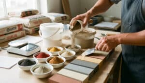 Colorant pour béton : dosage, teinte et bon choix