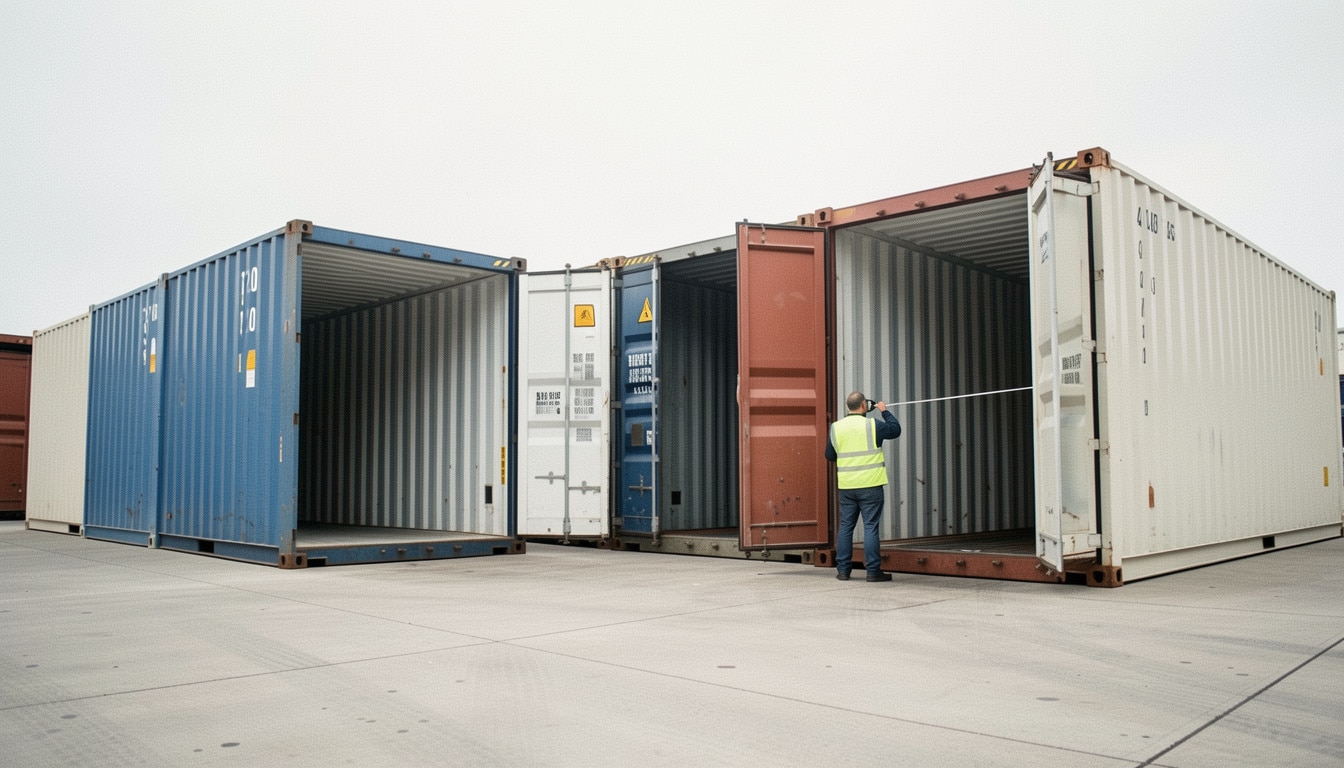 Dimensions des conteneurs : tailles et mesures utiles